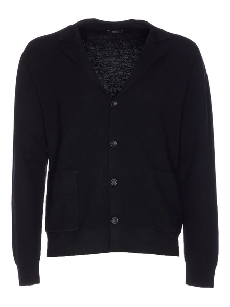  Hosio V-neck Cardigan - Black 