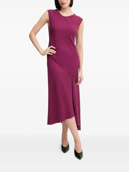  Hoss Intropia Asymmetric-seam Midi Dress - Purple 