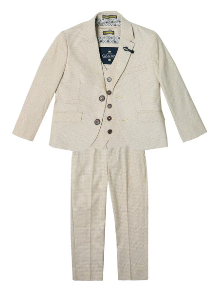  House Of Cavani Kids Single-breasted Suit - Neutrals 