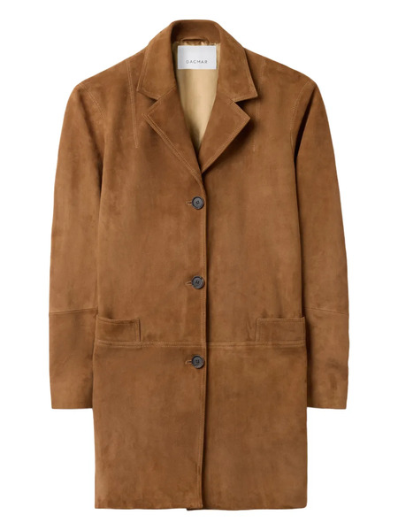  House Of Dagmar Suede Jacket - Brown 