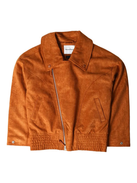  House Of Sunny Embossed Jacket - Brown 