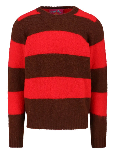  Howlin' Shaggy Bear Wool Sweater - Red 