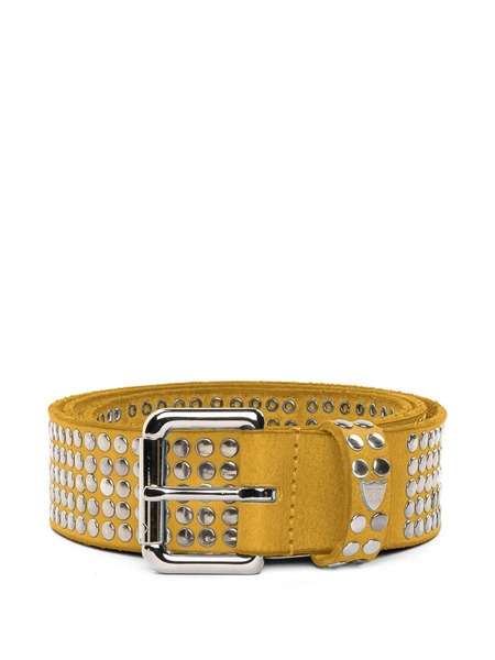  Htc Los Angeles Studded Belt - Yellow 