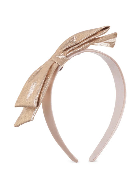  Hucklebones London Bow Headband - Gold 