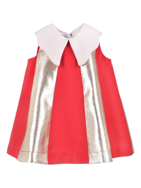  Hucklebones London Candy Cane Trapeze Dress - Red 