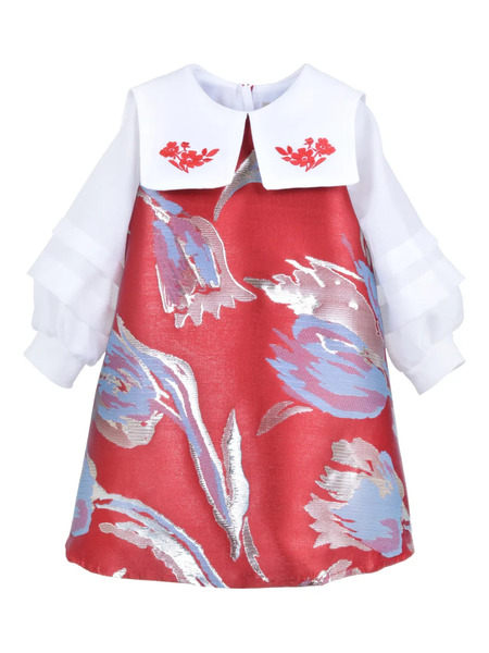  Hucklebones London Floral-embroidered Shift Dress 