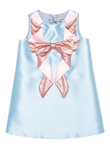  Hucklebones London Origami Bow Shift Dress - Blue 