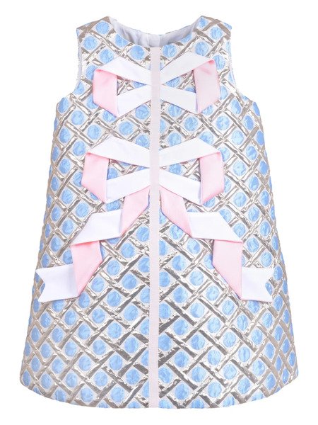  Hucklebones London Origami-pattern Dress - Blue 