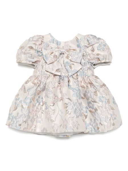  Hucklebones London Puff-sleeved Bodice Dress & Bloomers - Neutrals 