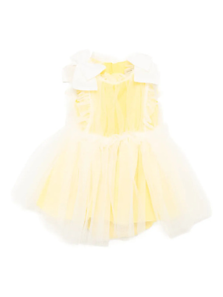  Hucklebones London Ruffle Midi Dress And Bloomers - Yellow 