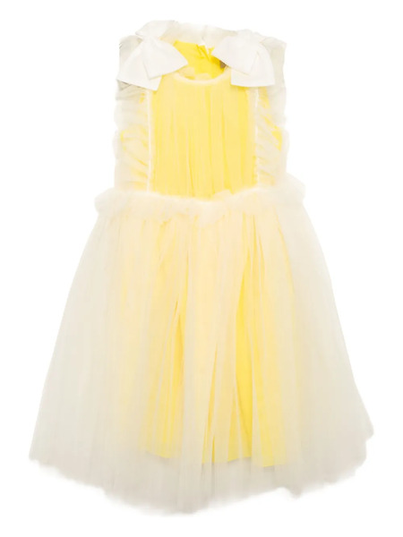  Hucklebones London Ruffle Midi Dress - Yellow 
