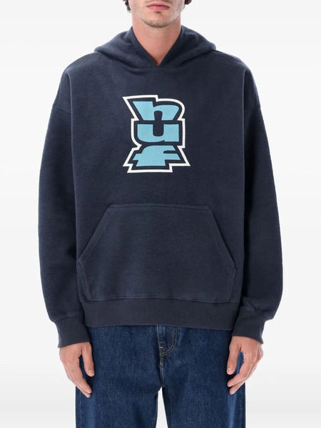  Huf Megablast Logo Hoodie - Blue 