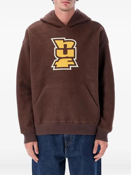  Huf Megablast Logo Hoodie - Brown 