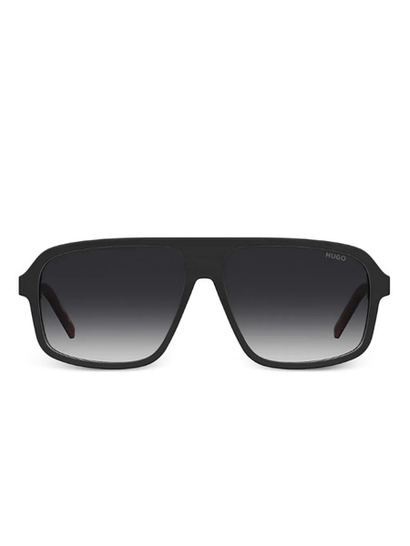  Hugo Boss Br Rectangle Frame Sunglasses - Black 