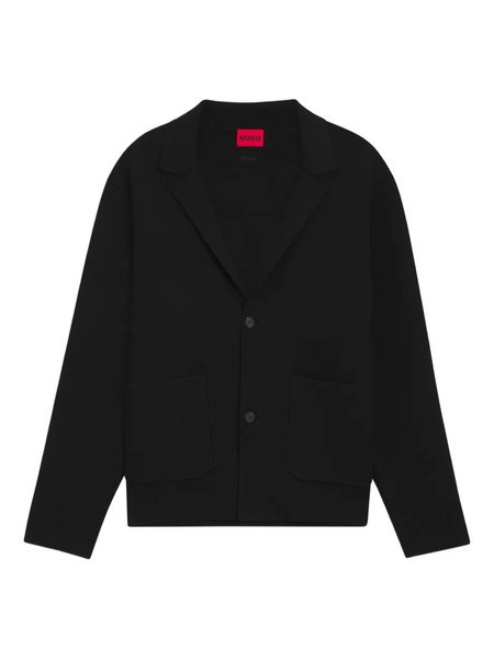  Hugo Buttoned Cardigan - Black 
