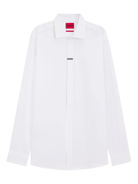  Hugo Buttoned Long-sleeve Shirt - White 