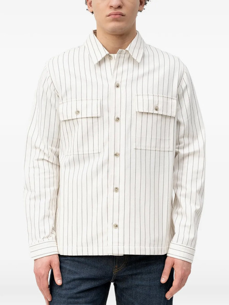  Hugo Chest-pockets Striped Shirt - Neutrals 