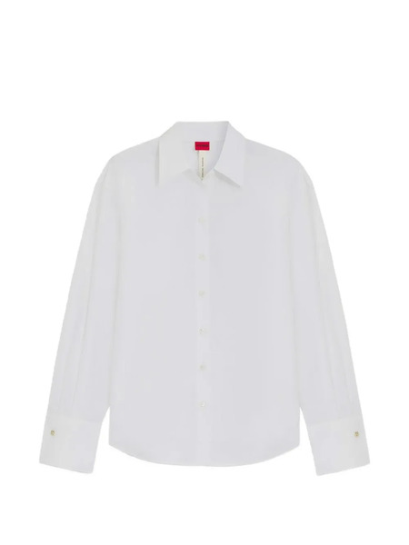  Hugo Enkanthus Long-sleeve Back-tie Shirt - White 