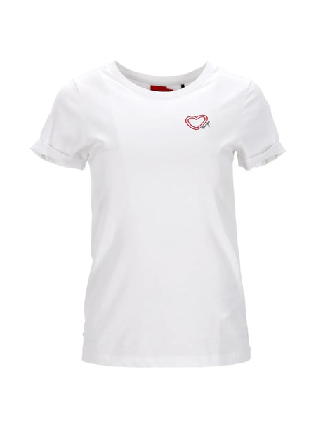  Hugo Heart-print T-shirt - White 