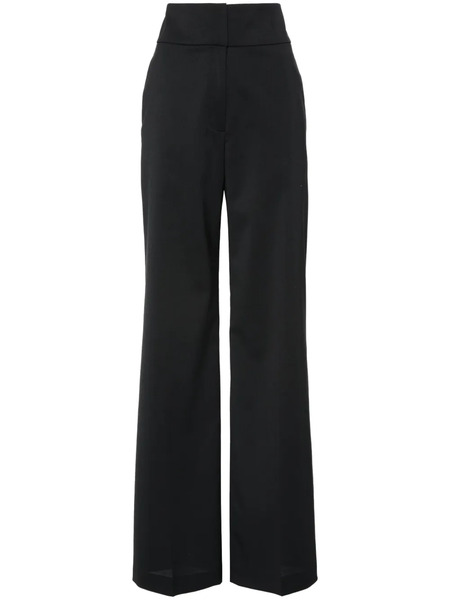  Hugo High-waisted Flared-leg Trousers - Black 