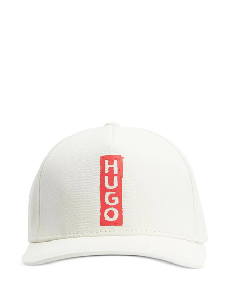  Hugo Jad-bl Logo-embellished Baseball Cap - White 