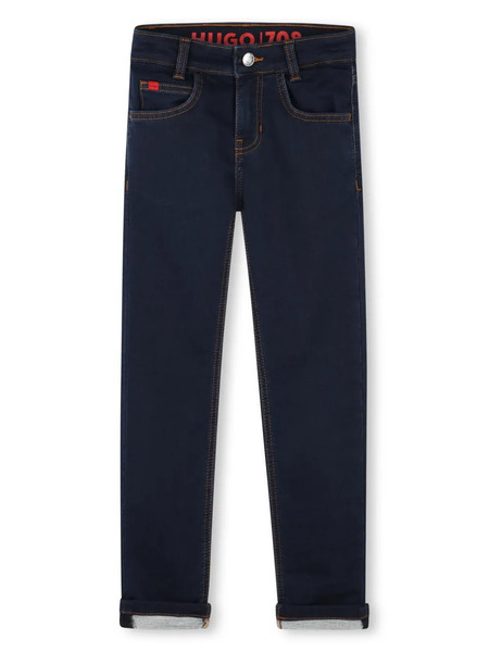  Hugo Kids Appliqué Slim Jeans - Blue 