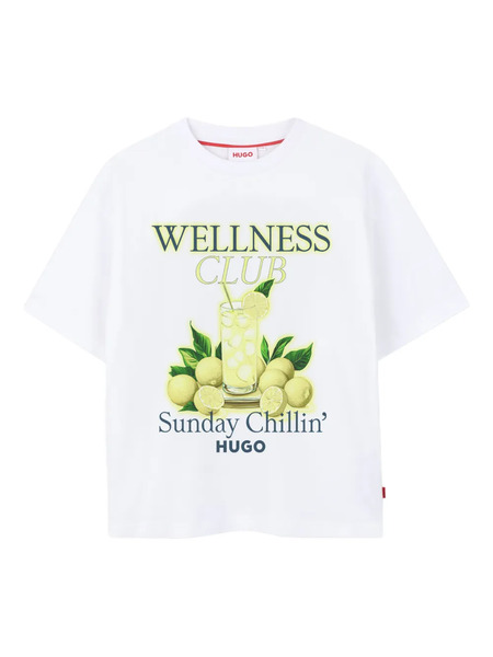  Hugo Kids Graphic-print T-shirt - White 