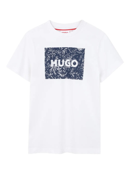  Hugo Kids Graphic-print T-shirt - White 