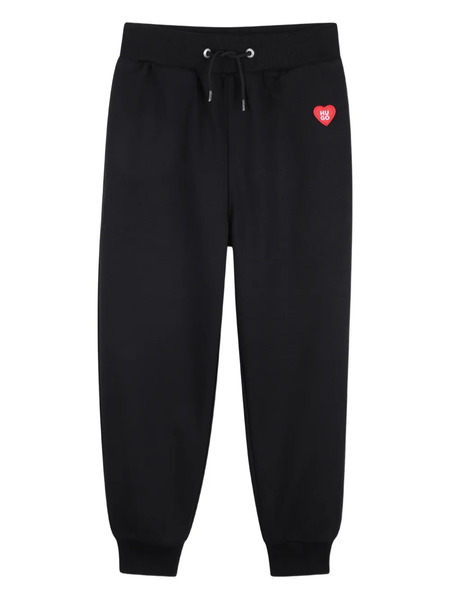  Hugo Kids Heart-motif Track Pants - Black 