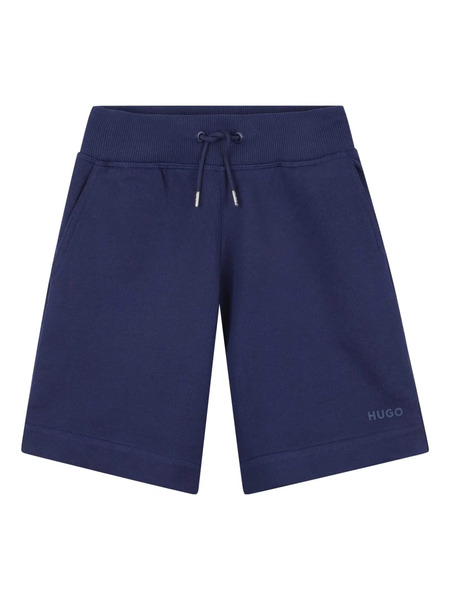  Hugo Kids Jersey Track Shorts - Blue 