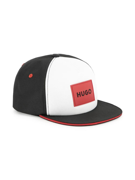  Hugo Kids Logo-appliqué Cap - White 