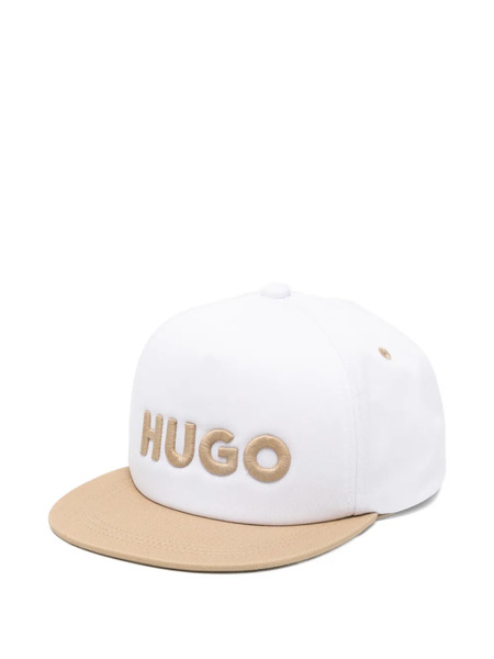  Hugo Kids Logo-embroidered Baseball Cap - White 