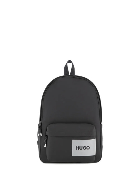 Hugo Kids Logo-patch Backpack - Black 