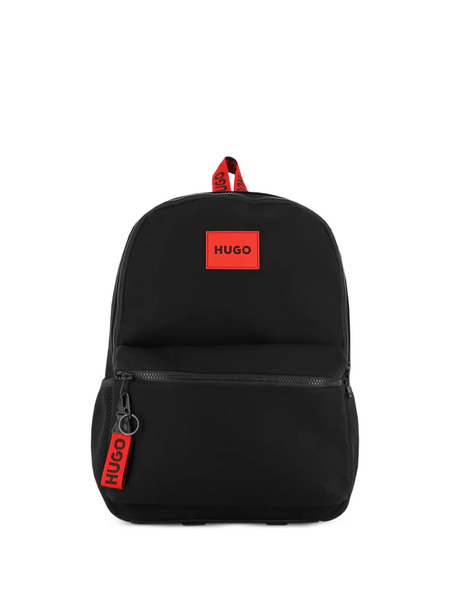  Hugo Kids Logo-patch Backpack - Black 