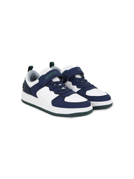  Hugo Kids Logo-patch Sneakers - White 
