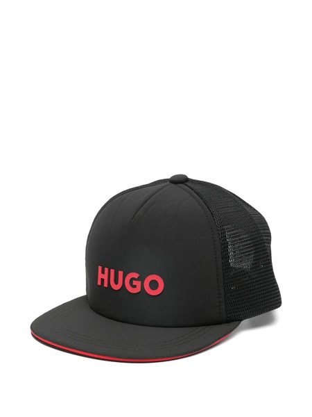  Hugo Kids Logo-print Baseball Cap - Black 