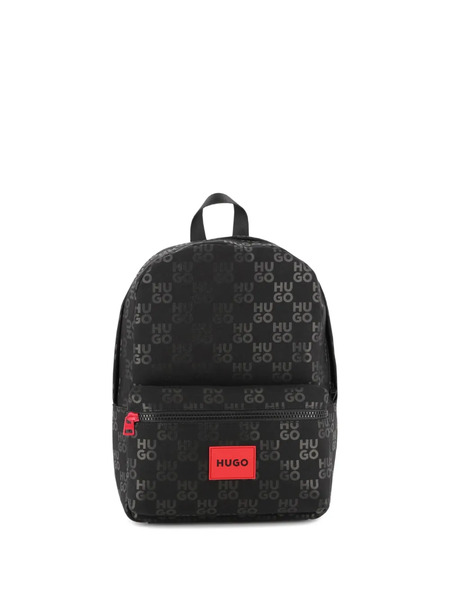  Hugo Kids Monogram Backpack - Black 