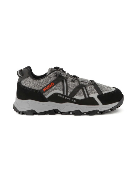  Hugo Kids Panelled Sneakers - Black 
