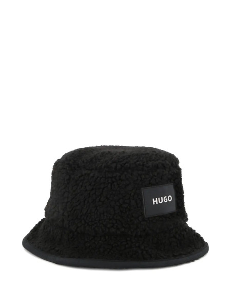  Hugo Kids Reversible Bucket Hat - Black 