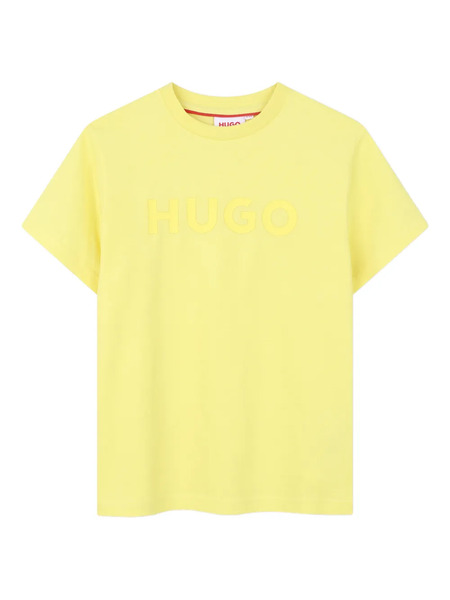  Hugo Kids Short-sleeved T-shirt - Yellow 