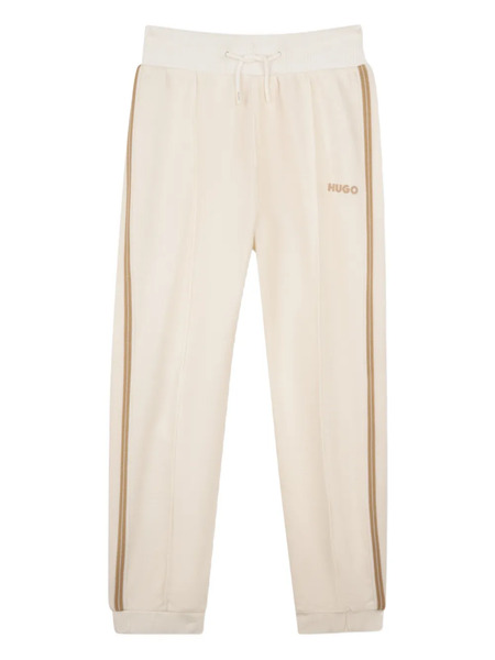  Hugo Kids Side-stripe Track Pants - Neutrals 