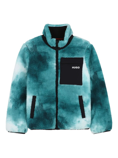  Hugo Kids Tie-dye Jacket - Blue 
