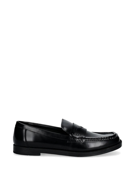  Hugo Liora Leather Loafers - Black 