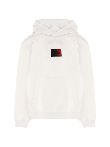  Hugo Logo-patch Hoodie - Neutrals 