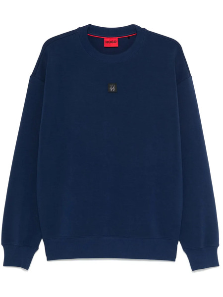  Hugo Logo-patch Sweatshirt - Blue 