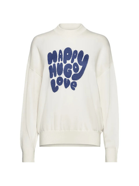  Hugo Long-sleeve Sweater - White 