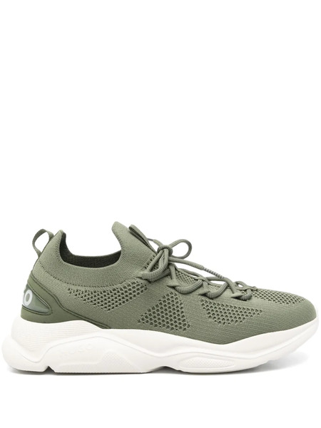  Hugo Mesh-panelled Sneakers - Green 