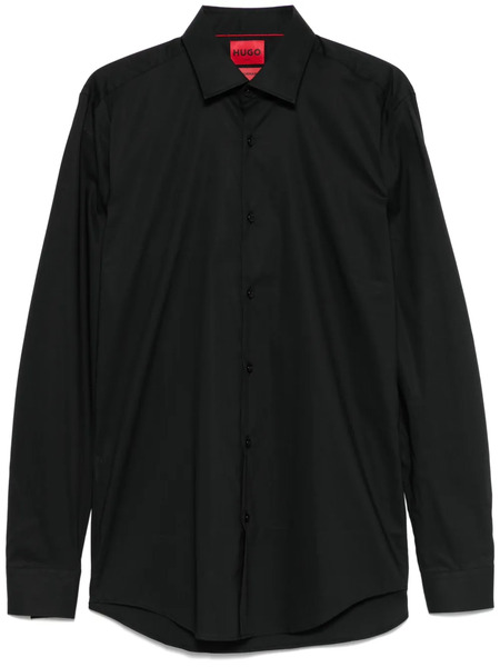  Hugo Poplin Shirt - Black 