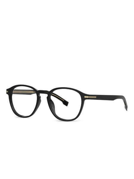  Hugo Round-frame Glasses - Black 