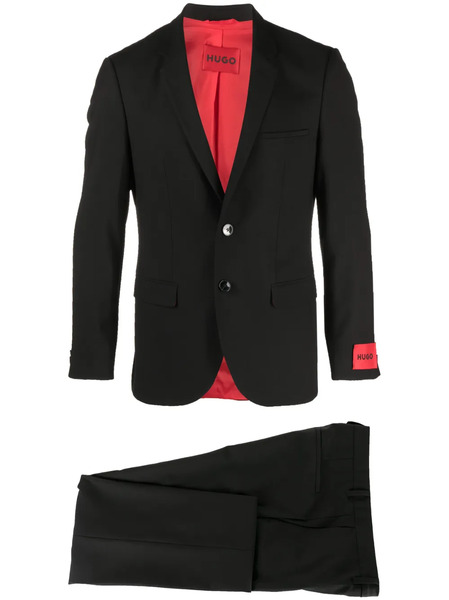  Hugo Single-breasted Suit Set - Black 